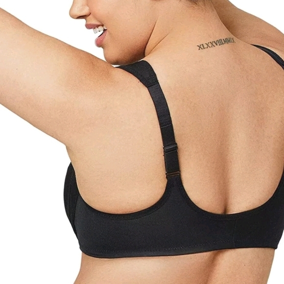 NWT GLAMORISE FRONT CLOSURE SNAP LACE BRA. 34c - Picture 2 of 3